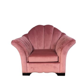 poltrona di lusso rosa
