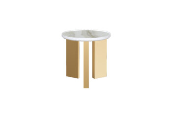 tavolino da salotto con top in ceramica e gambe laccato in foglia oro