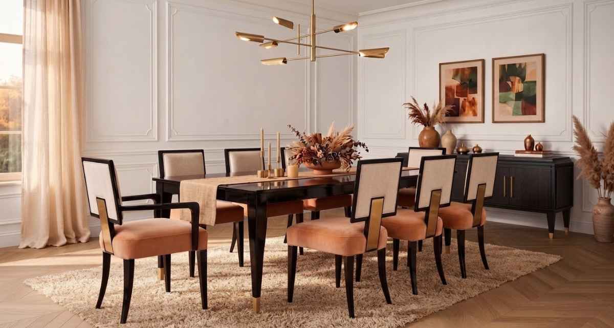 Fuerra Vanni contemporary autumnal dining room